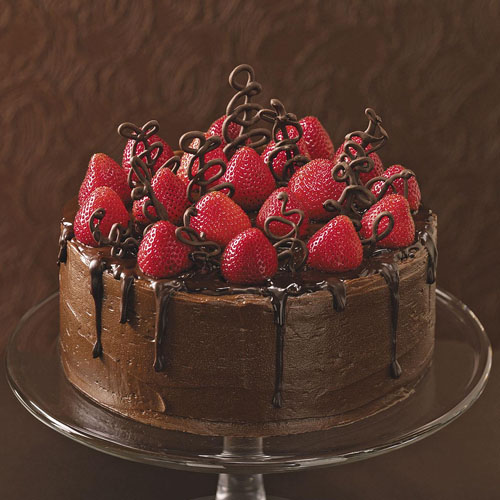 Chocolate Strawberry Cake - 500 GM