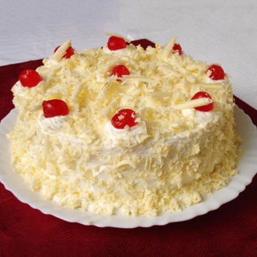 Royal White Forest Cake - 500 GM